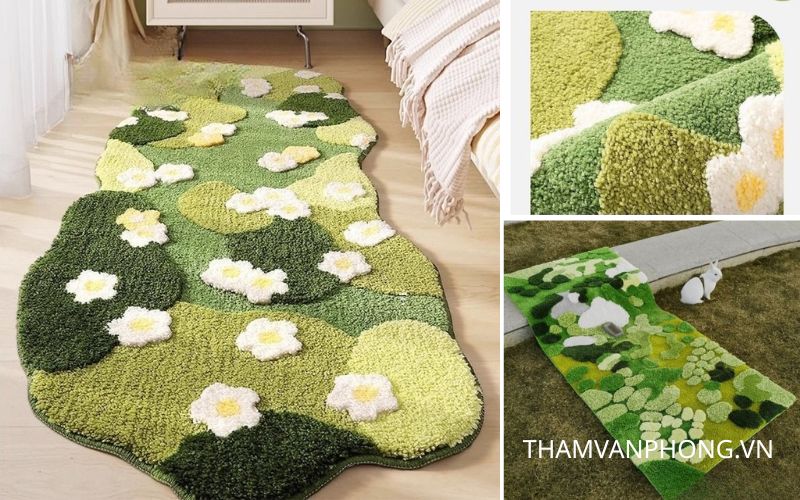 Thảm trang trí họa tiết dễ thương