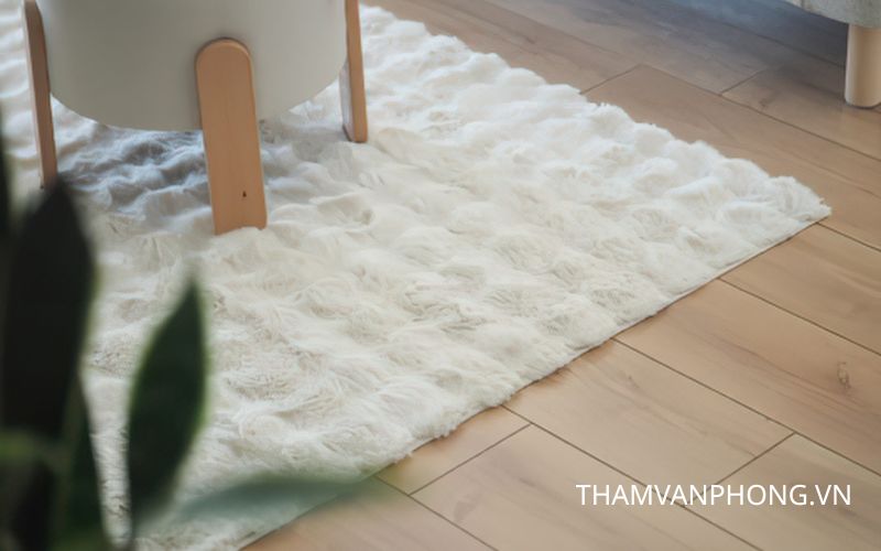 Thảm lông xù nhân tạo