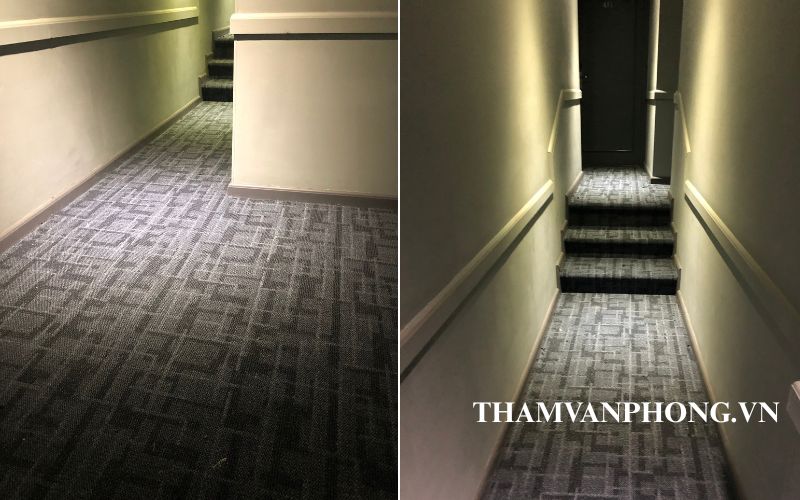 Thảm cầu thang phong cách tân cổ điển