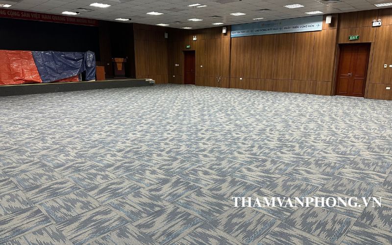 Thảm tấm 50x50 màu xanh xám